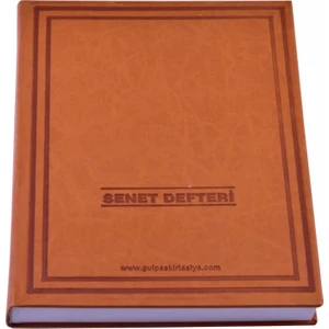 Perforajlı Senet Defteri 200 Sayfa Termo Deri