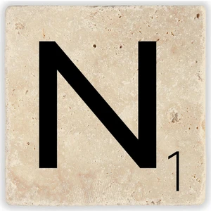 Oscar Stone Decor Harf Bardak Altlığı