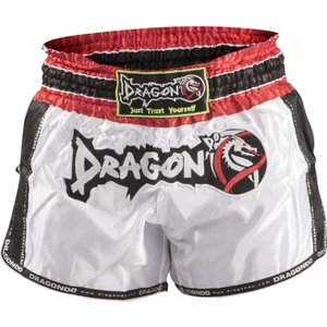 Muay Thai Şortu - Retro - Beyaz