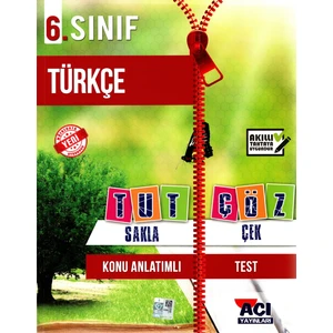 Açı Yayınları 6. Sınıf Türkçe Tut Sakla Çek Çöz