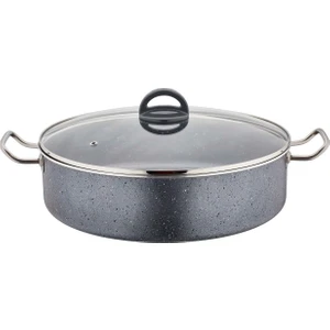 Polo Shef  Megatron 36 cm Granit Basık Tencere