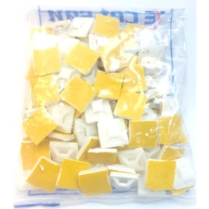 Yapışkanlı Kroşe Beyaz 19 x 19 mm 100'lü