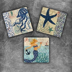 Oscar Stone Decor Doğaltaş Magnet - 3'lü Set