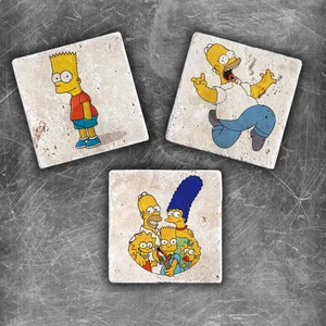 Oscar Stone Decor Doğaltaş Magnet - 3'lü Set