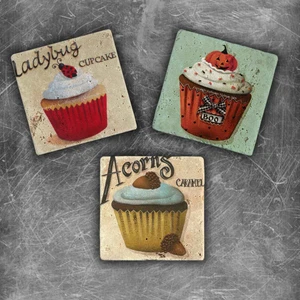 Oscar Stone Decor Doğaltaş Magnet - 3'lü Set