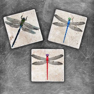 Oscar Stone Decor Doğaltaş Magnet - 3'lü Set