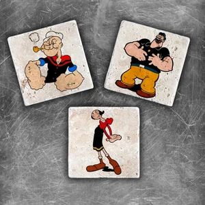 Oscar Stone Decor Doğaltaş Magnet - 3'lü Set