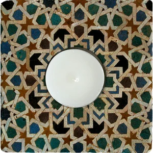 Oscar Stone Decor Doğaltaş Mumluk