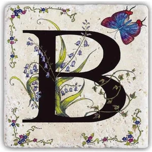 Oscar Stone Decor Harf Bardak Altlığı