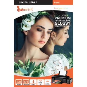 Crystal Serisi Parlak 4r 10 x 15cm Fotoğraf Kağıdı 280 gr 100 Yaprak