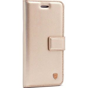 Apple iPhone 7 Plus Kılıf Delüx Cüzdan Kartvizitli + Nano Ekran Koruyucu + Kalem Gold