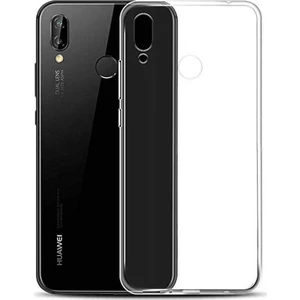 Huawei Y6 2019 Kılıf Süper Silikon Yumuşak Koruma + Nano Ekran Koruyucu + Kalem Renksiz