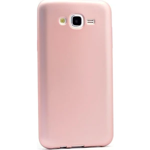 Samsung Galaxy J2 Kılıf Premier Silikon + Nano Ekran Koruyucu + Kalem Bronz