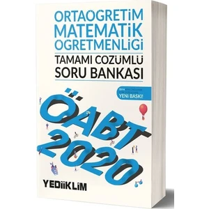 Yediiklim Yayınları KPSS ÖABT Ortaöğretim Matematik Öğretmenliği Tamamı Çözümlü Soru Bankası