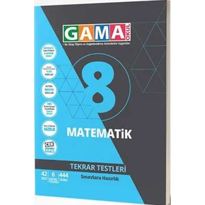 Gama Yayınları 8. Sınıf Matematik Tekrar Testleri