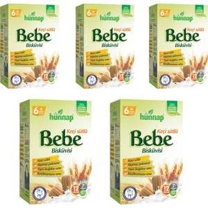 Hünnap Keçi Sütlü Bebe Bisküvisi 400GR - 5 Adet