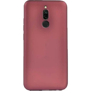 Case Street Xiaomi Redmi 8 Kılıf Premier Silikon Esnek Koruma + Nano Ekran Koruyucu Mürdüm
