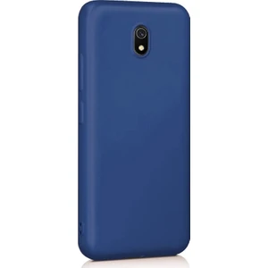 Case Street Xiaomi Redmi 8a Kılıf Premier Silikon Esnek Arka Koruma Lacivert