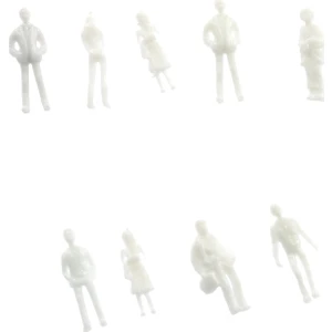 DelRey Maket  Beyaz İnsan  Figürü 1/100  25'Li