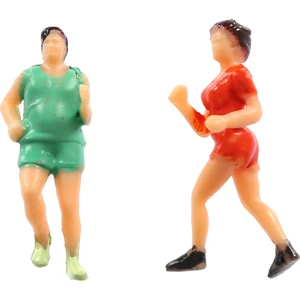 DelRey Maket  Tenis Sporcu İnsan  Figürü 1/50  2'Li
