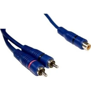 1 Rca Dişi - 2 Rca Erkek 20 cm Y Kablo