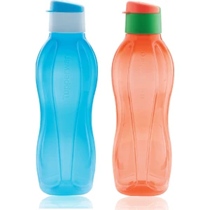 Eko Şişe Suluk 750 ml Mavi ve 750 ml Mercan