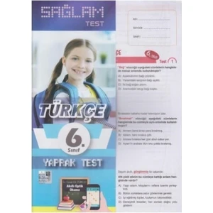 Molekül 6. Sınıf Türkçe Sağlam Yaprak Test Poşetliyeni