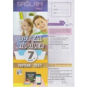 Molekül 7. Sınıf Sosyal Bilgiler Sağlam Yaprak Test Poşetliyeni