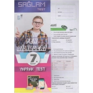 Molekül 7. Sınıf Fen Bilimleri Sağlam Yaprak Test Poşetliyeni