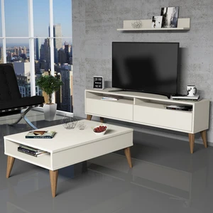 Best Tv Ünitesi ve Orta Sehpa Takımı - Krem