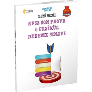 Yeni Nesil KPSS Son Prova 5 Fasikül Deneme Sınavı