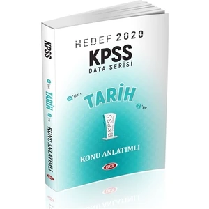 Data Yayınları Hedef 2020 KPSS Tarih Konu Anlatımlı