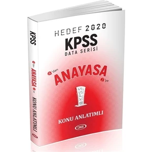 Data Yayınları Hedef 2020 KPSS Anayasa Konu Anlatımlı