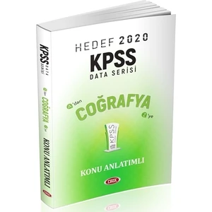 Data Yayınları Hedef 2020 KPSS Coğrafya Konu Anlatımlı