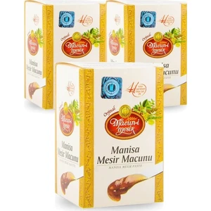 Macun-I Mesir Manisa Mesir Macunu 400 gr Cam Kavanoz 3 Lü Avantaj Paketi