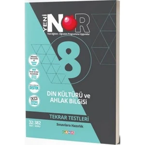 Gama Yayınları 8. Sınıf Din Kültürü Tekrar Testleri