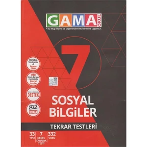 Gama Yayınları 7. Sınıf Sosyal Bilgiler Tekrar Testleri