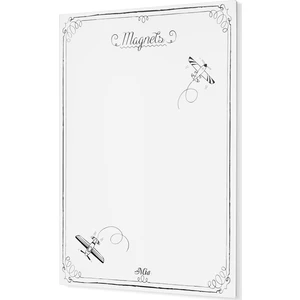 The Mia Magnet Panosu Beyaz - 70 x 50 Cm