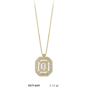 Harem Altın 14 Ayar Altın Baget Model Kolye Kly1664