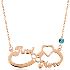 Harem Altın Gümüş İsimli Sonsuzluk Kolye