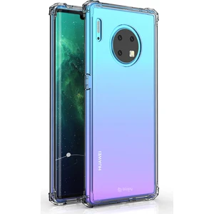Huawei Mate 30 Pro ile Uyumlu Crystal Fit Kılıf Crystal Clear