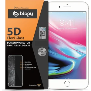 iPhone 8 Plus / 7 Plus Flexi 5D Ekran Koruyucu White