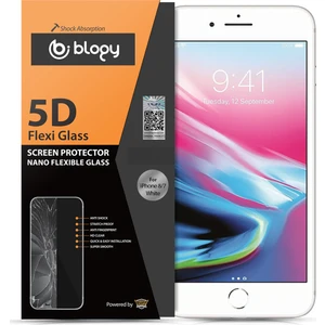 iPhone 8 / 7 Flexi 5D Ekran Koruyucu White