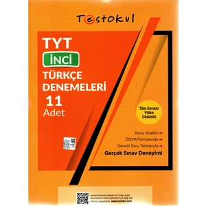 Test Okul Yayınları TYT İnci Türkçe Denemeleri