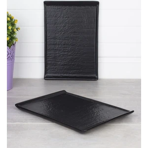 Acr Home Doğaltaş Tepsı 24cm - Mat Siyah