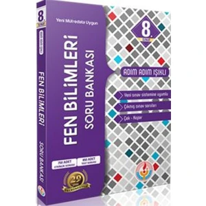 Bilal Işıklı Yayınları 8. Sınıf Adım Adım Fen Bilimleri Soru Bankası
