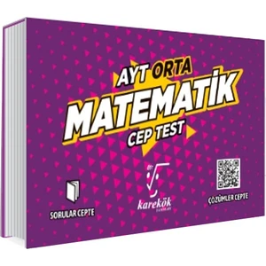 Karekök Yayıncılık AYT Cep Test Matematik Orta