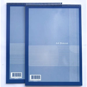 Spiralli Bloknot A4 40 Yp. Kareli Karton Kapak