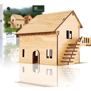 Rüya Evi 38 Parça Ahşap 3D Puzzle
