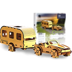 Karavan 188 Parça Ahşap 3D Puzzle